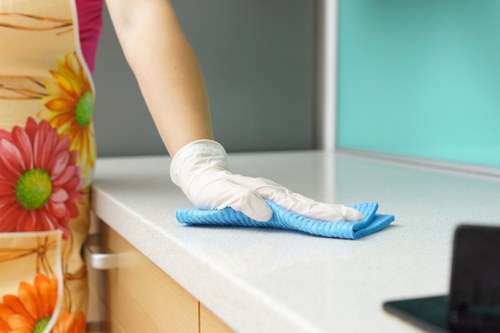 Clean and fresh interior of a Kentish Town home after move-in cleaning