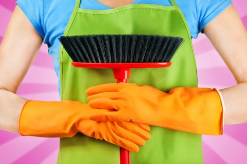 Accessible Kentish Town Cleaners website shown on a device