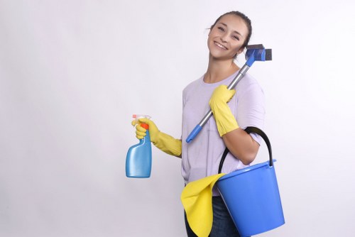 Experienced cleaners in Kentish Town leaving a property spotless